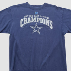 Dallas Cowboys Reebok 2007 T-shirt Navy Vintage - Fanatics