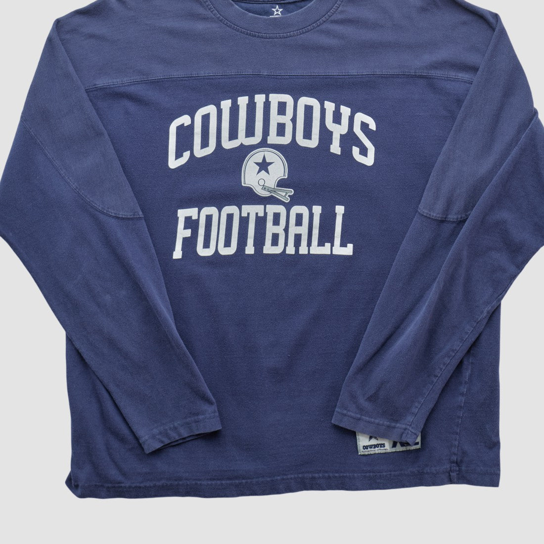 Dallas Cowboys Cowboys Authentic Apparel 2000s Long Sleeve T-shirt Navy Vintage - Fanatics