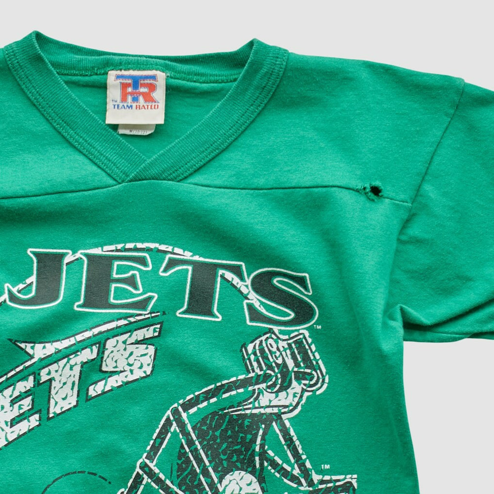 New York Jets Team Rated 90s T-shirt Green Vintage - Fanatics