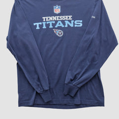 Tennessee Titans Reebok 2000s Long Sleeve T-shirt Navy Vintage - Fanatics