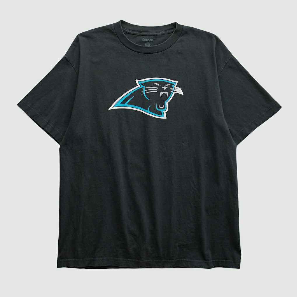 Carolina Panthers Reebok 2000s T-shirt Black Vintage - Fanatics