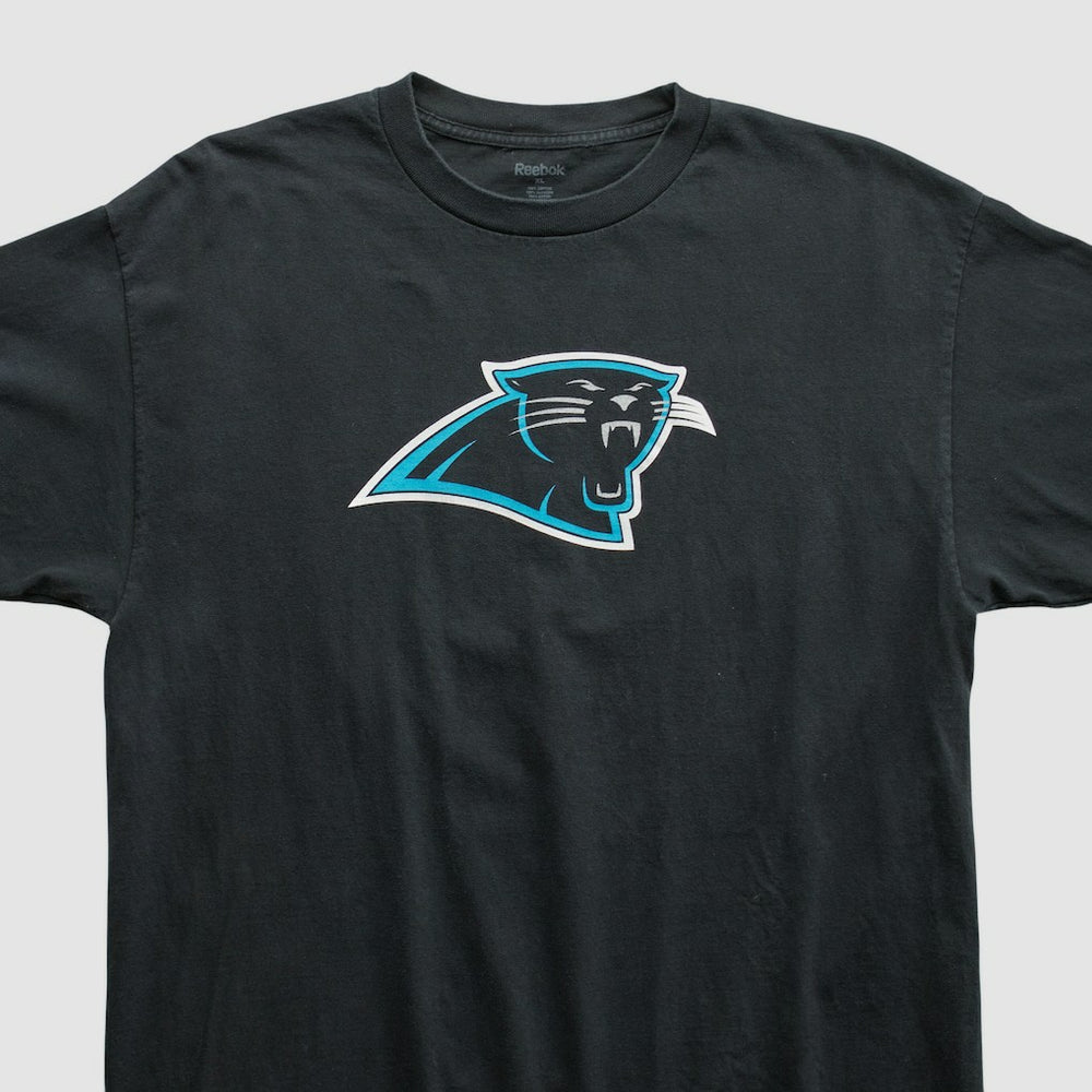 Carolina Panthers Reebok 2000s T-shirt Black Vintage - Fanatics
