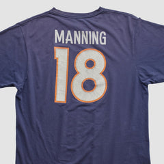 Denver Broncos Reebok 2010s T-shirt Navy Vintage - Fanatics