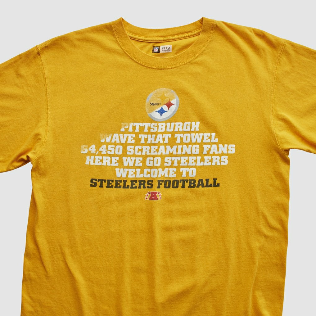 Pittsburgh Steelers NFL 2010s T-shirt Yellow Vintage - Fanatics
