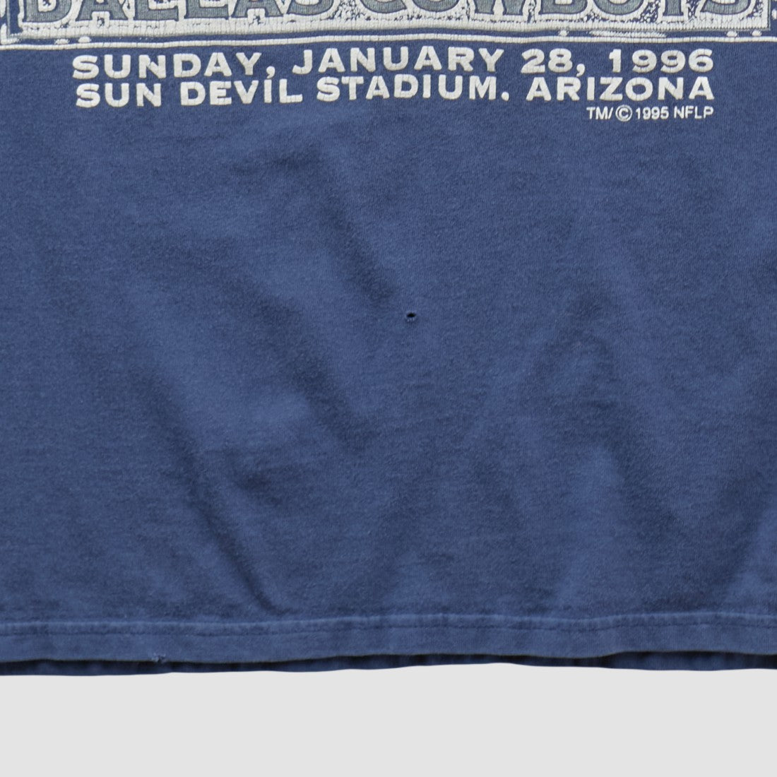 Dallas Cowboys Hanes 1996 T-shirt Navy Vintage - Fanatics