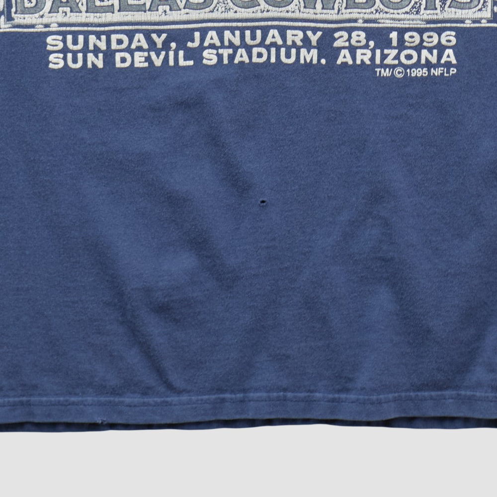 Dallas Cowboys Hanes 1996 T-shirt Navy Vintage - Fanatics