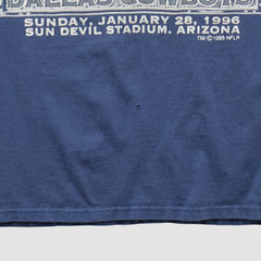 Dallas Cowboys Hanes 1996 T-shirt Navy Vintage - Fanatics