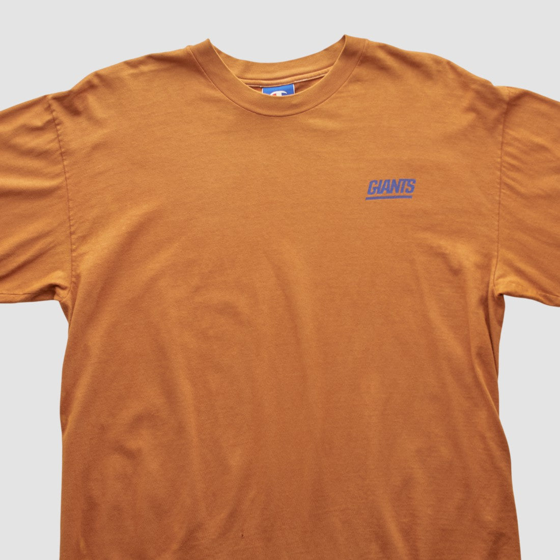 New York Giants Champion 2000s Long Sleeve T-shirt Orange Vintage - Fanatics