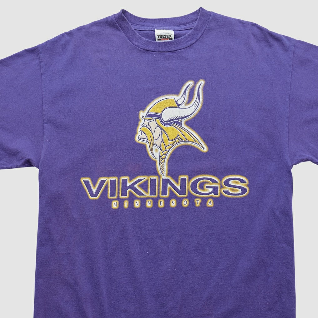 Minnesota Vikings Tultex 90s T-shirt Purple Vintage - Fanatics