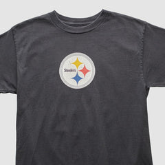 Pittsburgh Steelers Reebok 2000s T-shirt Charcoal Vintage - Fanatics