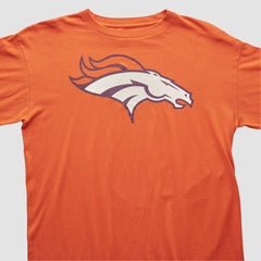 Denver Broncos NFL 2000s Long Sleeve T-shirt Orange Vintage - Fanatics