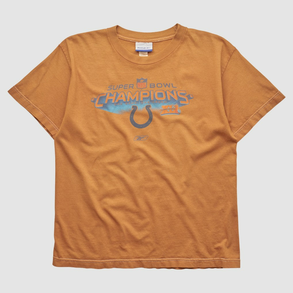 Indianapolis Colts Reebok 2007 T-shirt Orange Vintage - Fanatics