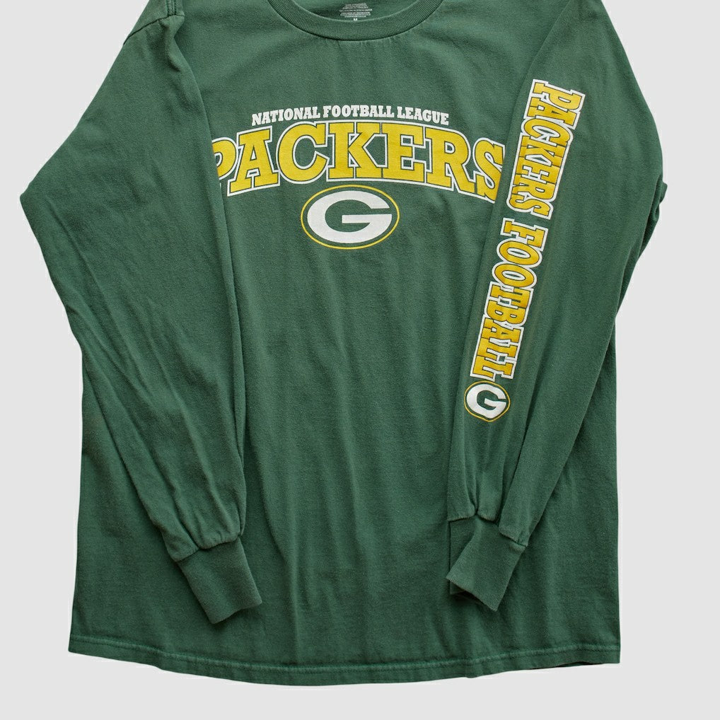 Green Bay Packers NFL 2010 Long Sleeve T-shirt Green Vintage - Fanatics