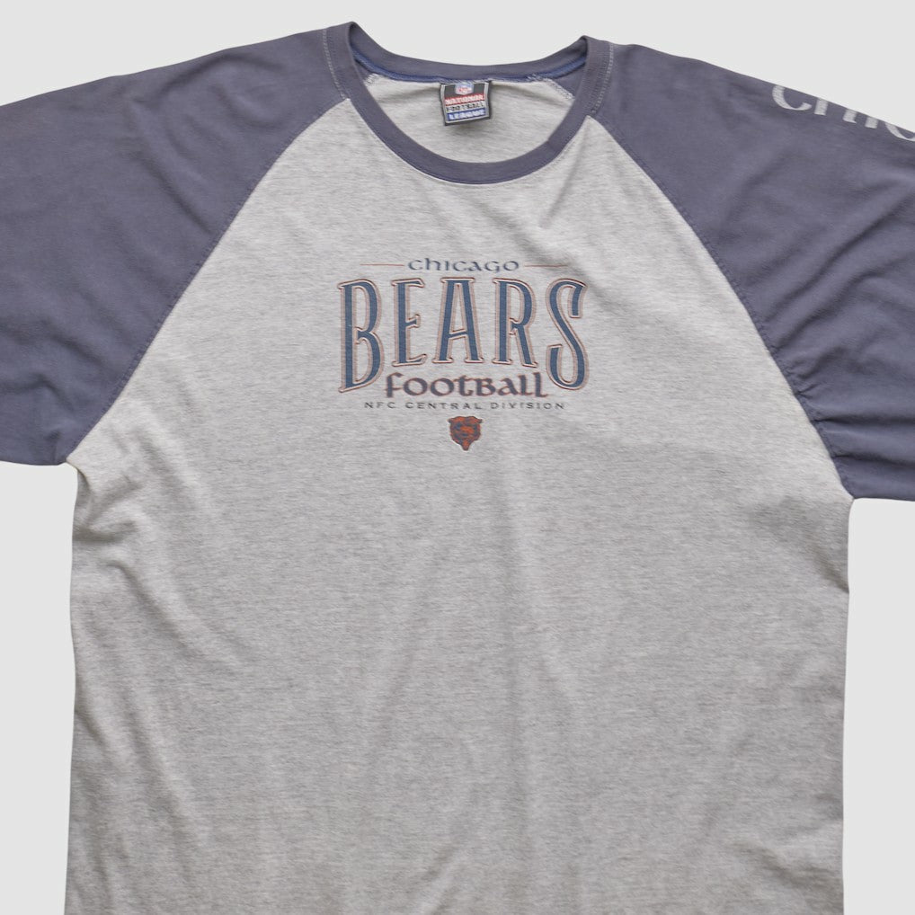 Chicago Bears NFL 2000s Long Sleeve T-shirt Heather Gray Vintage - Fanatics