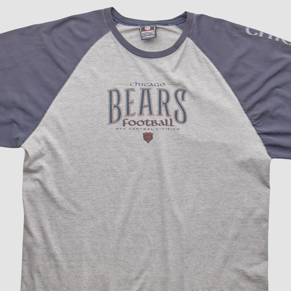 Chicago Bears NFL 2000s Long Sleeve T-shirt Heather Gray Vintage - Fanatics