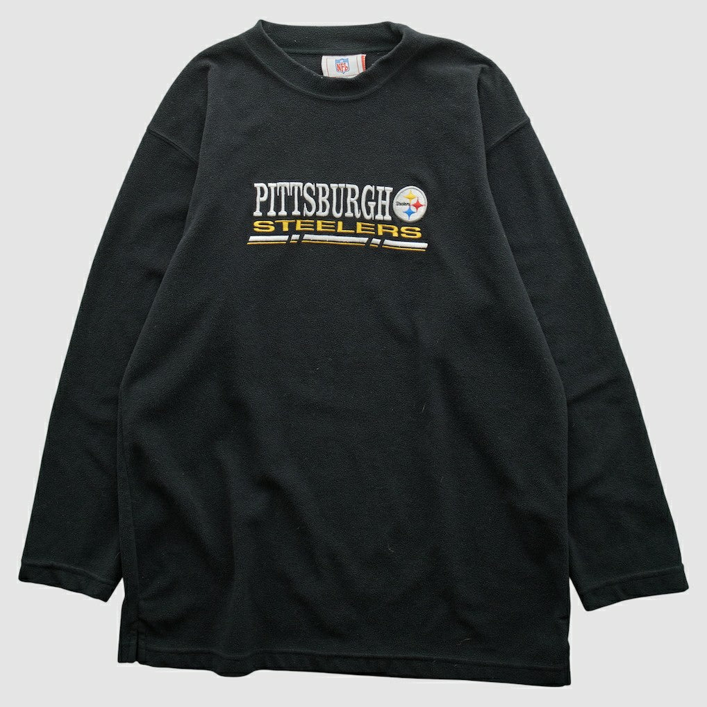 Pittsburgh Steelers NFL 2000s Pullover Sweatshirt Black Vintage - Fanatics
