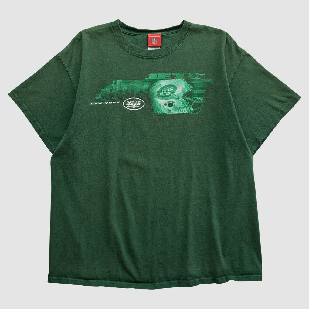 New York Jets NFL 2000s T-shirt Green Vintage - Fanatics