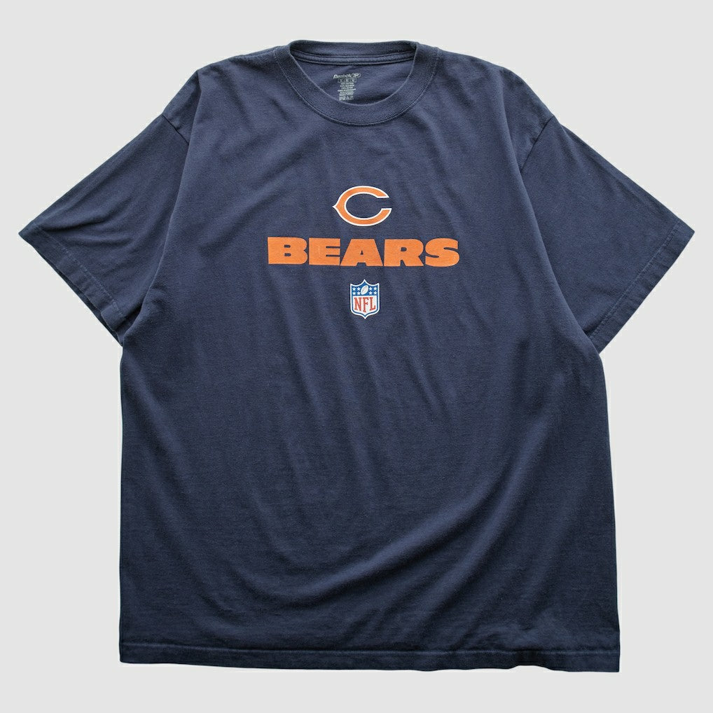 Chicago Bears Reebok 2000s T-shirt Navy Vintage - Fanatics