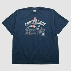 New England Patriots NFL 2011 T-shirt Navy Vintage - Fanatics