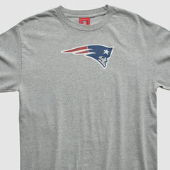 New England Patriots NFL 2000s Long Sleeve T-shirt Heather Gray Vintage - Fanatics