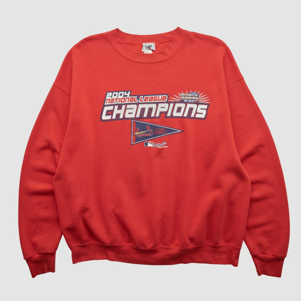 St. Louis Cardinals Lee Apparel 2004 Pullover Sweatshirt Clearance