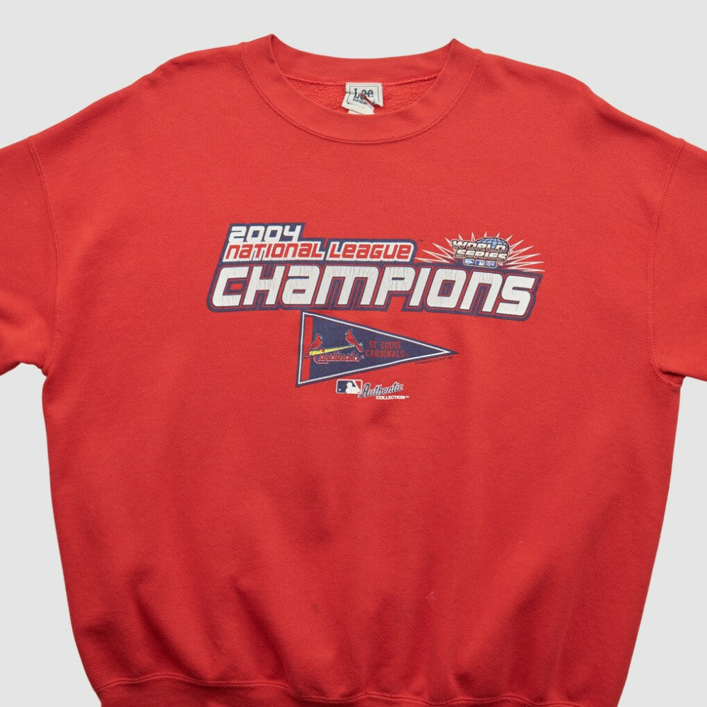 St. Louis Cardinals Lee Apparel 2004 Pullover Sweatshirt Clearance