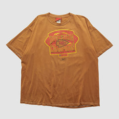 Kansas City Chiefs Reebok 2003 T-shirt Brown Vintage - Fanatics