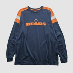 Chicago Bears NFL 2000s Long Sleeve T-shirt Navy Vintage - Fanatics