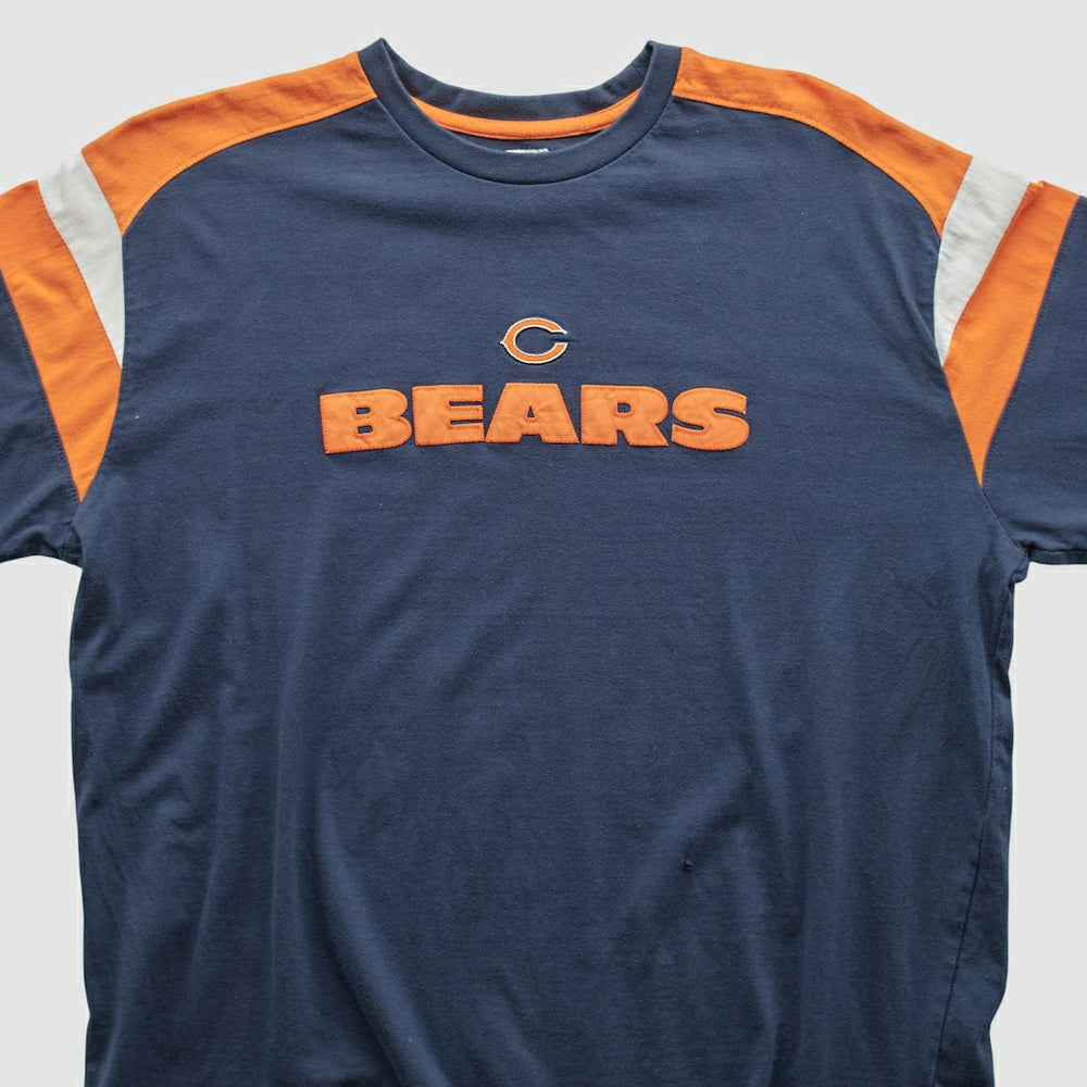 Chicago Bears NFL 2000s Long Sleeve T-shirt Navy Vintage - Fanatics