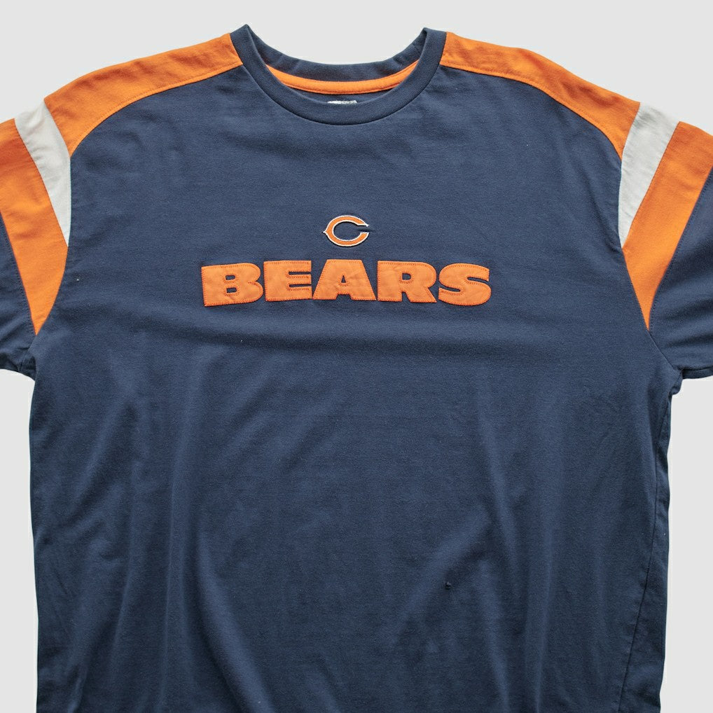 Chicago Bears NFL 2000s Long Sleeve T-shirt Navy Vintage - Fanatics