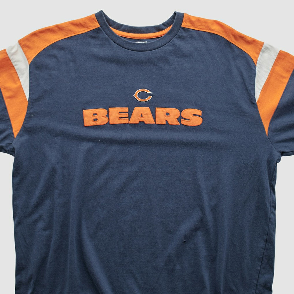 Chicago Bears NFL 2000s Long Sleeve T-shirt Navy Vintage - Fanatics