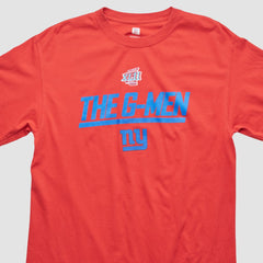 New York Giants NFL 2008 T-shirt Red Vintage - Fanatics