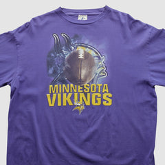 Minnesota Vikings Logo Athletic 90s Long Sleeve T-shirt Purple Vintage - Fanatics