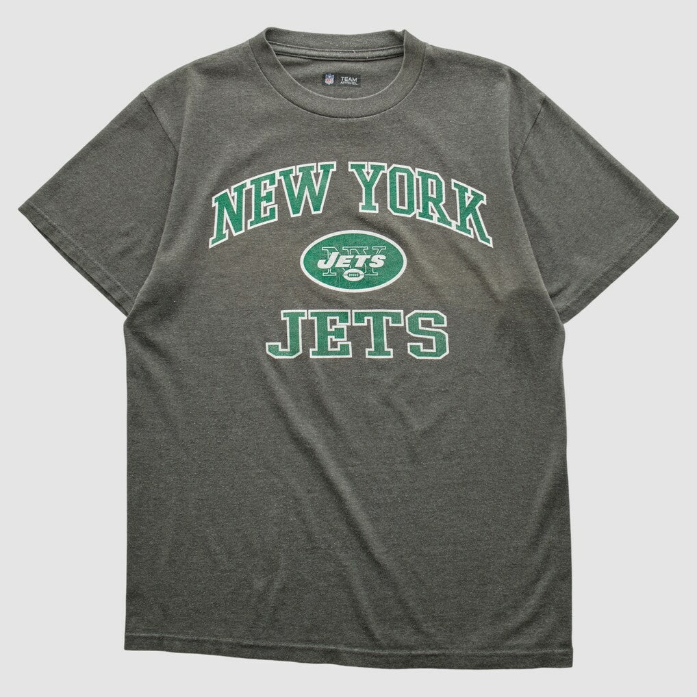 New York Jets NFL 2010s T-shirt Dark Heather Gray Vintage - Fanatics