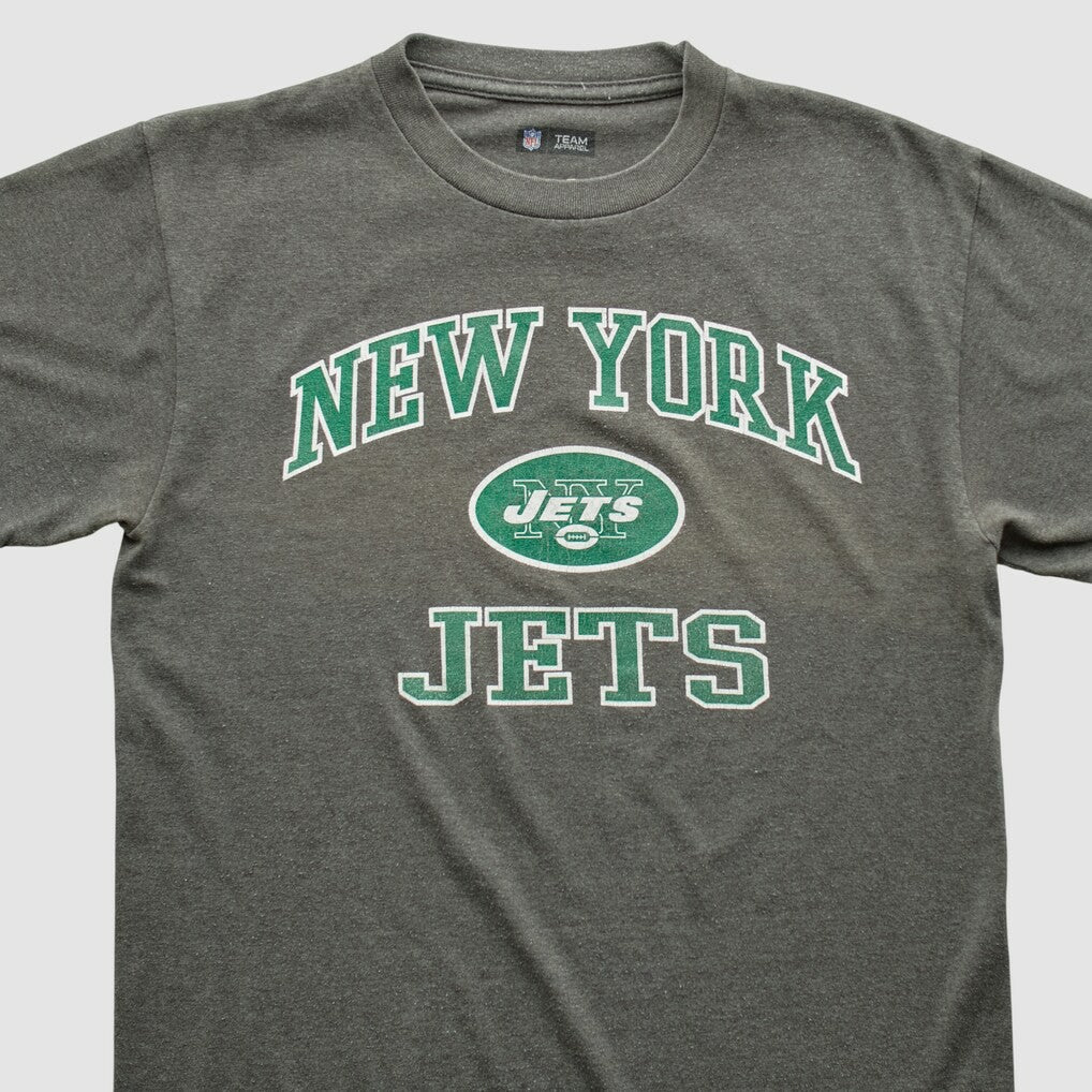 New York Jets NFL 2010s T-shirt Dark Heather Gray Vintage - Fanatics
