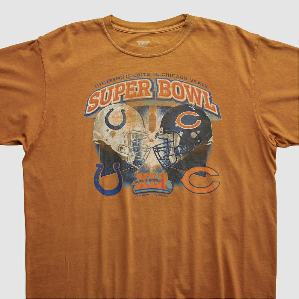 Superbowl XLI Reebok 2007 T-shirt Orange Vintage - Fanatics