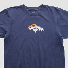 Denver Broncos Reebok 2000s T-shirt Navy Vintage - Fanatics