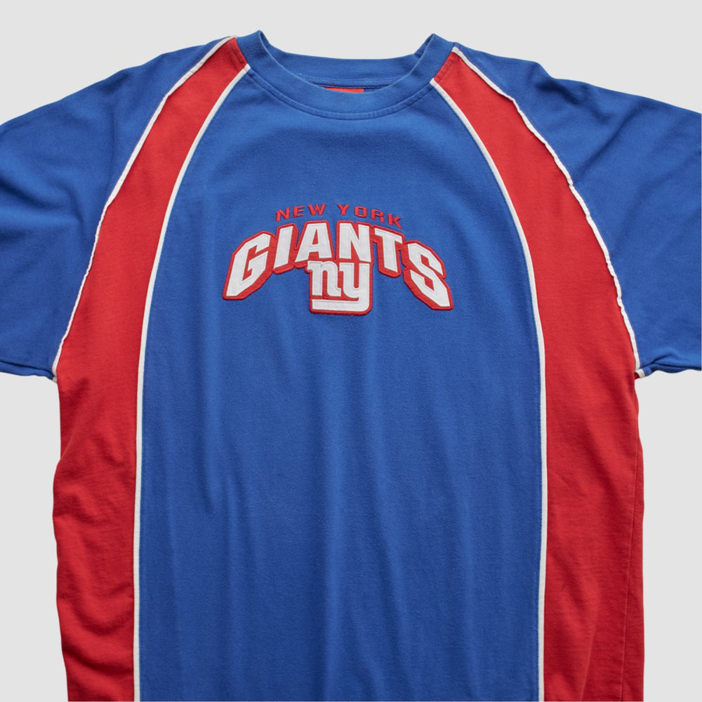 New York Giants NFL 2000s Long Sleeve T-shirt Blue Vintage - Fanatics