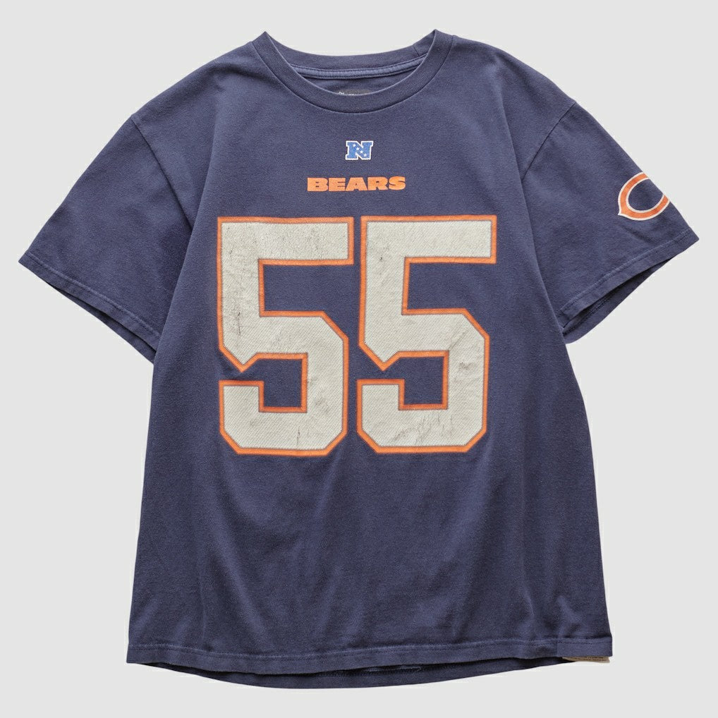 Chicago Bears NFL 2000s T-shirt Navy Vintage - Fanatics