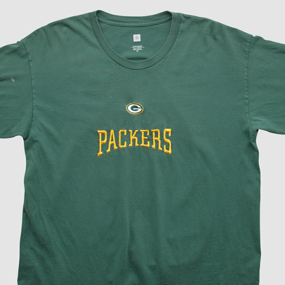 Green Bay Packers NFL 2000s Long Sleeve T-shirt Green Vintage - Fanatics