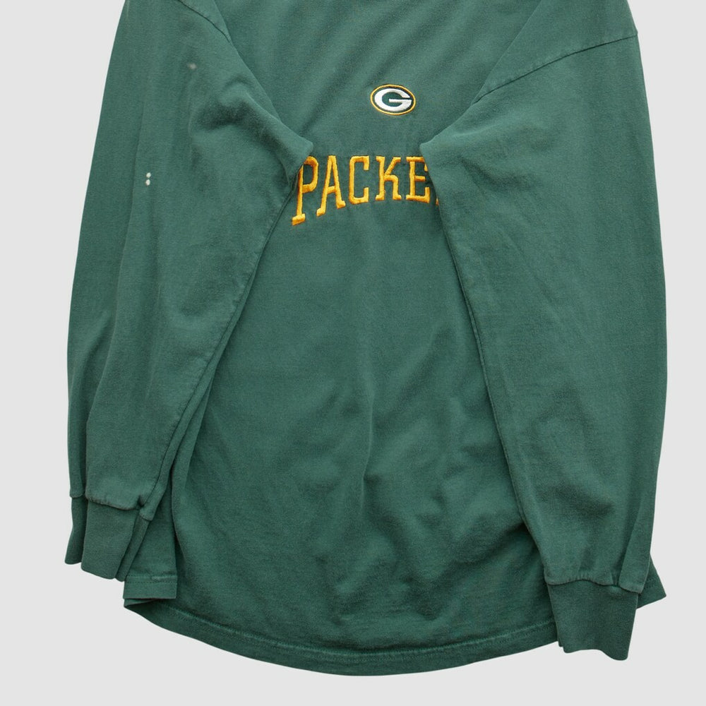 Green Bay Packers NFL 2000s Long Sleeve T-shirt Green Vintage - Fanatics