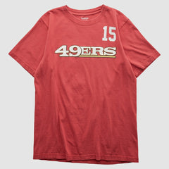 San Francisco 49ers Reebok 2010s T-shirt Red Vintage - Fanatics