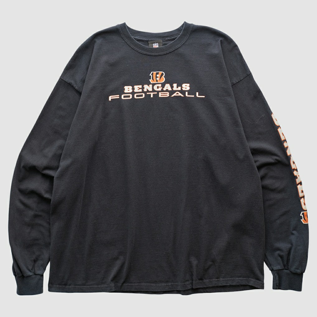 Cincinnati Bengals NFL 2010s Long Sleeve T-shirt Black Vintage - Fanatics