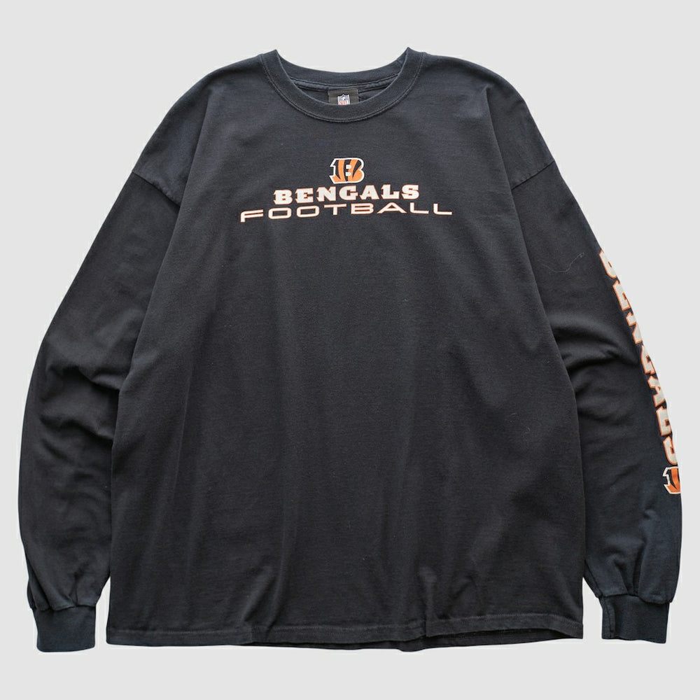 Cincinnati Bengals NFL 2010s Long Sleeve T-shirt Black Vintage - Fanatics