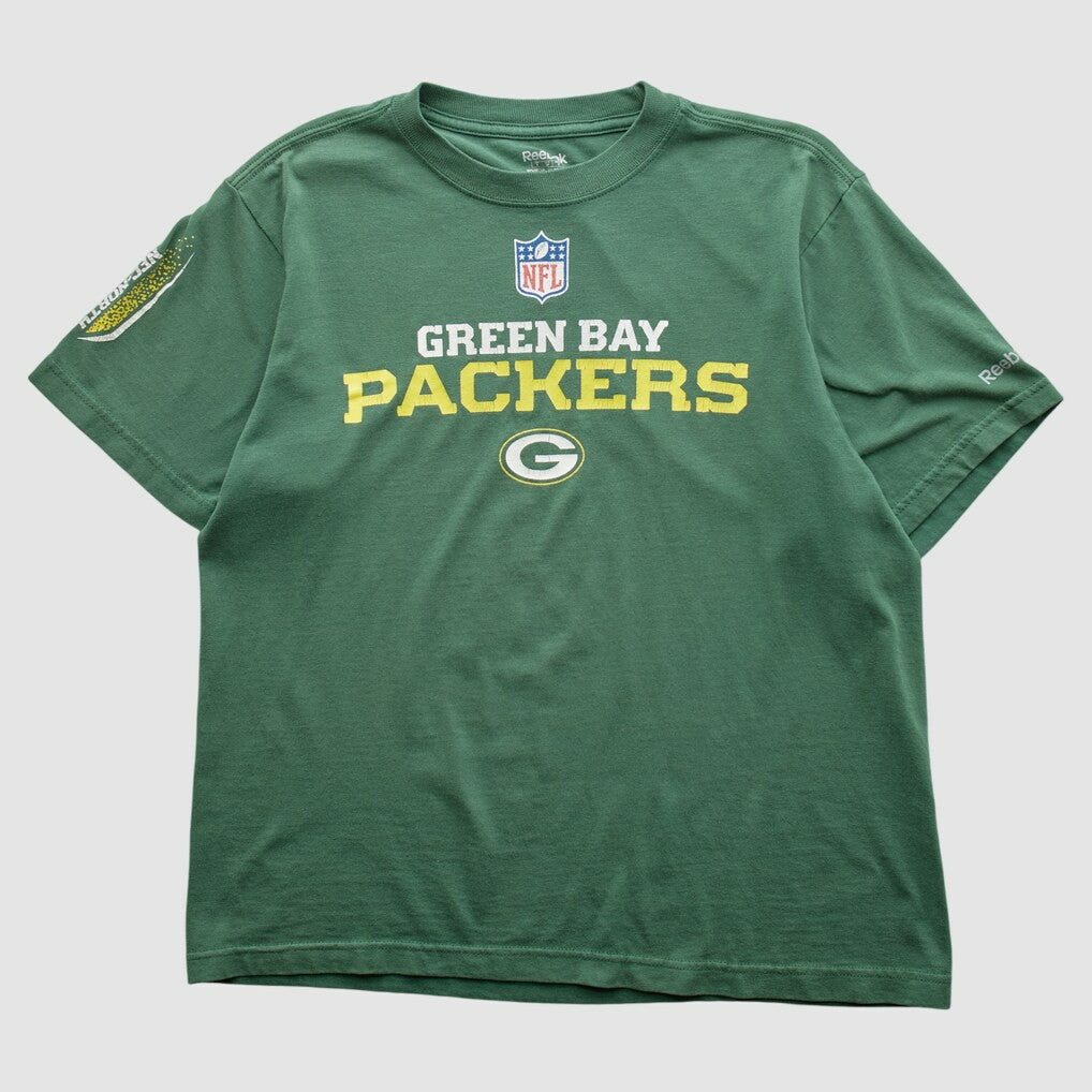Green Bay Packers Reebok 2000s T-shirt Green Vintage - Fanatics