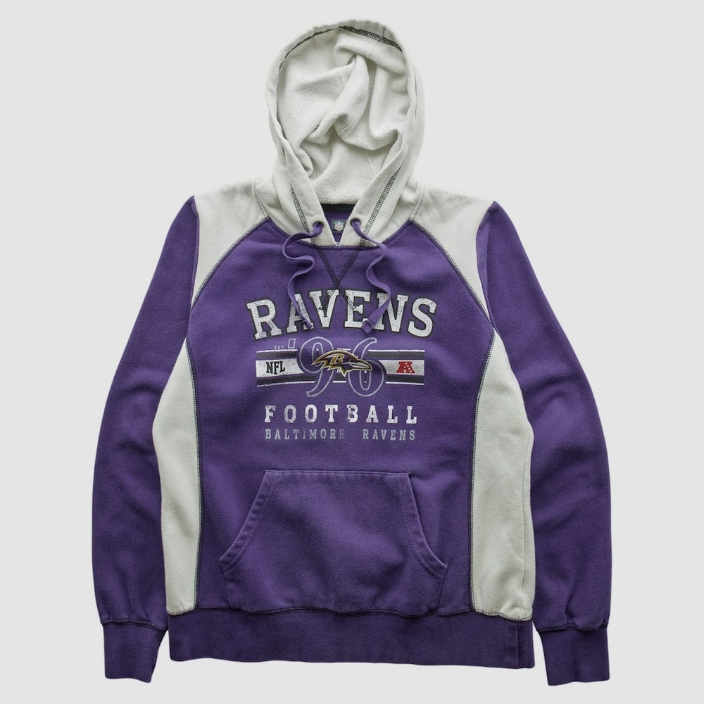Baltimore Ravens NFL 2010s Hooded Pullover Sweatshirt Purple Vintage - Fanatics