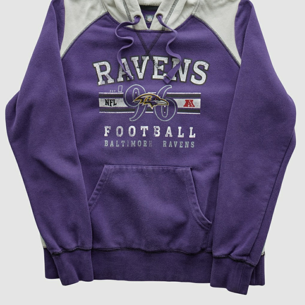Baltimore Ravens NFL 2010s Hooded Pullover Sweatshirt Purple Vintage - Fanatics