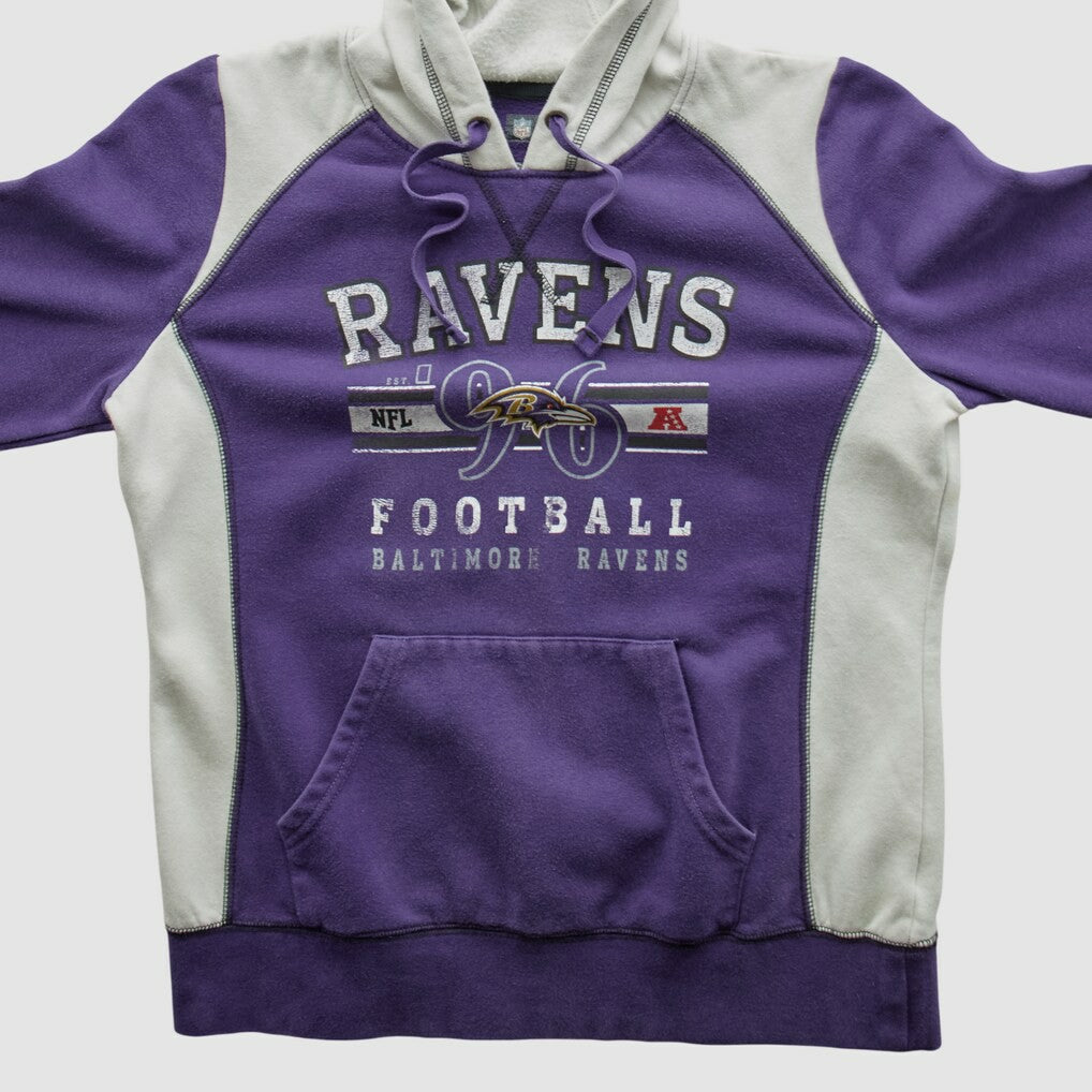Baltimore Ravens NFL 2010s Hooded Pullover Sweatshirt Purple Vintage - Fanatics