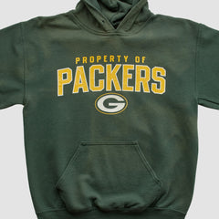 Green Bay Packers Reebok 2000s Hooded Pullover Sweatshirt Green Vintage - Fanatics