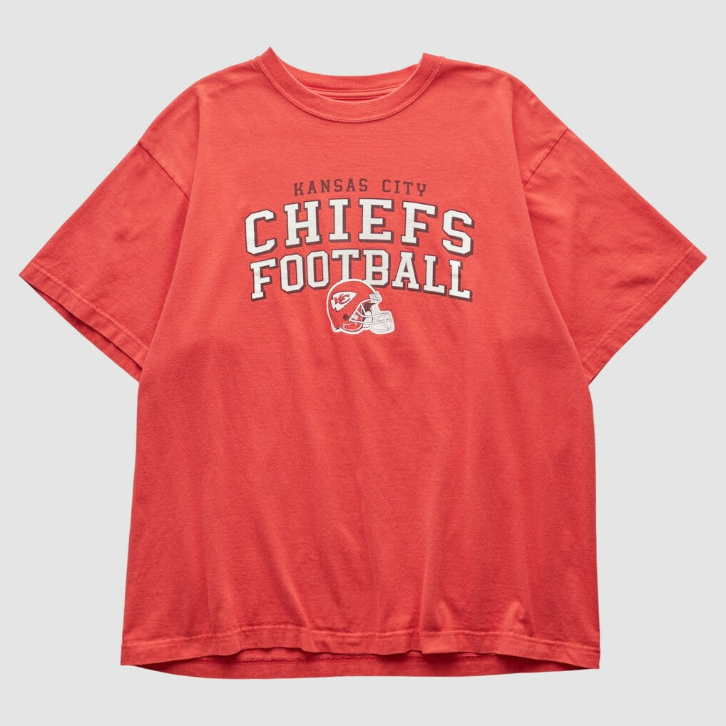 Kansas City Chiefs Reebok 2000s T-shirt Red Vintage - Fanatics
